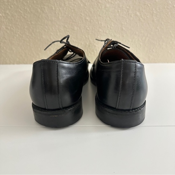 Allen Edmonds Men's Whitney Plain Toe Derby Oxford Shoes in Black Color sz 9.5 - Picture 6 of 15
